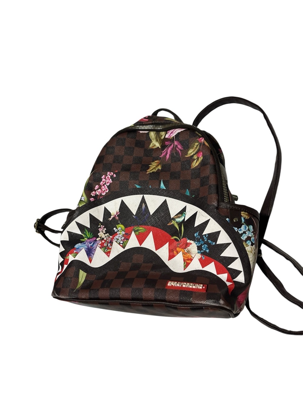 SPRAYGROUND Limited Edition Sprayground Garden Of Sharks Backpack 11.5 x 10 x 6